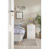 Noční stolek Simplicity 221 bílý lesk