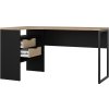 Rohový psací stůl Felix 118 černý mat/jackson hickory