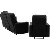 Sedací souprava relaxační Salome 3+1+1 černá
