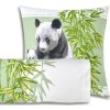 Povlečení Panda s potiskem, polybavlna (Velikost povlak na polštář 65x65 cm)