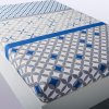 Bavlněné povlečení Marlow zn. Colombine® s geometrickým vzorem (Velikost napínací prostěradlo 90x190 cm)