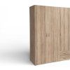 Skříň BASE 3D2Z šatní, 120cm (Varianta bílá)