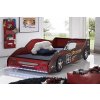 Postel METEOR auto, s matrací a roštem (Varianta červená)