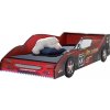 Postel METEOR auto, s matrací a roštem (Varianta červená)
