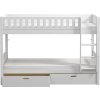Patrová postel s úložným prostorem Viggo bílá