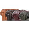 Pohovka Chesterfield Lord 2 kůže koňak