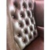 Křeslo Chesterfield Queen kůže hnědá
