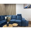 Rohová sedací souprava Endy modrá