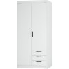 Skříň Enja 2D3S bílá