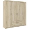 Skříň Enja 4D2S dub sonoma