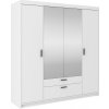 Skříň Enja 4D2S se zrcadlem bílá