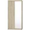 Skříň Enja 2D s jedním zrcadlem dub sonoma