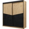 Skříň Asim R1 dub/černá