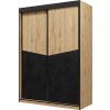 Skříň Asim R2 dub/černá