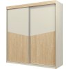 Skříň Asim R1 dub/šedobéžová