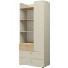 Skříň s regálem Yuva R3 béžová/dub