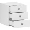 Komoda MELBOURNE 3zás. (Varianta bílý)