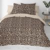 Bavlněné povlečení Leopard s potiskem (Velikost povlak na přikrývku 140x200 cm)