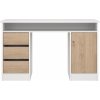 Psací stůl Felix 491 bílá/jackson hickory