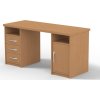 BRADOP Psací stůl JAMES univerzální 150×60 (Barevné provedení P - PŘÍRODNÍ)