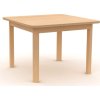 BRADOP Dětský stůl KARLÍK 70×70 (Barevné provedení P - PŘÍRODNÍ)