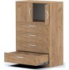 BRADOP Skříňka sestavy Office C527 (Barevné provedení P - PŘÍRODNÍ)