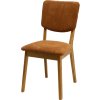 BRADOP Židle čalouněná GISELA dubová (POTAHOVÁ LÁTKA ASTON 571, Povrchová úprava Dub)