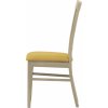 Židle čalouněná Nikita buková (POTAHOVÁ LÁTKA ASTON 571, Provedení jídelní židle PŘÍRODNÍ)