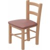 BRADOP Dětská židle APOLENKA buk (POTAHOVÁ LÁTKA ASTON 571, Provedení jídelní židle PŘÍRODNÍ)
