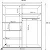Šatní skříň MULTI 36, 180cm (M) (Varianta dub sonoma)