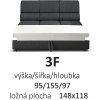Sedací souprava EDMOND U1 (Varianta Fancy 97, Orientace levá)