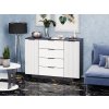 Komoda K-6 MDF (Barva bílá)