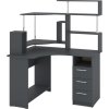 PC stůl KOMPAKT PLUS, rohový (Barva antracit)