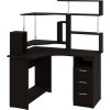 PC stůl KOMPAKT PLUS, rohový (Barva antracit)