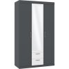 Šatní skříň III "MONIKA" (Barva antracit)