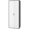Šatní skříň do předsíně ALIYA MDF (Barva antracit + bílá)