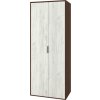 Šatní skříň do předsíně ALIYA MDF (Barva antracit + bílá)