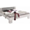 Postel MARTINA 180cm, s matracemi a s roštem (Varianta bílá)