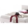 Postel MARTINA 180cm, s matracemi a s roštem (Varianta bílá)