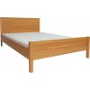 Postel BRANDON DOUBLE 135x192cm, s roštem, dýhovaná (Varianta DUB)