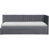 mevia postel sivohneda taupe 2