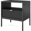 Noční stolek NOVA S54 (Varianta černá)