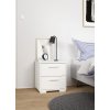 Noční stolek Selina 701 bílá
