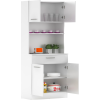 domis new kredenc biela q 03