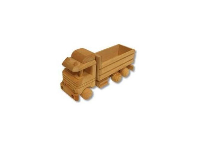 Dřevěná hračka nákladák D106
