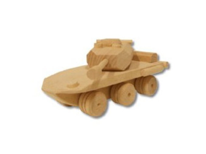 Dřevěná hračka -tank D104