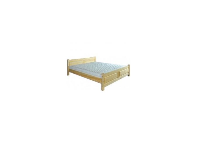 Dřevěná masivní postel 140x200 cm masiv BM115 z borovice