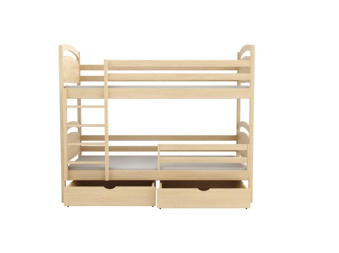 WOOD 6 patrová postel 90x190 cm masiv