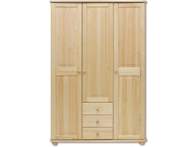 Dřevěná šatní skřín  SF 41  z borovice 125x190x60 cm
