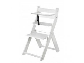 Rostoucí židle Luca kombi -L07 bílá/bílá s ergonomickým sedákem